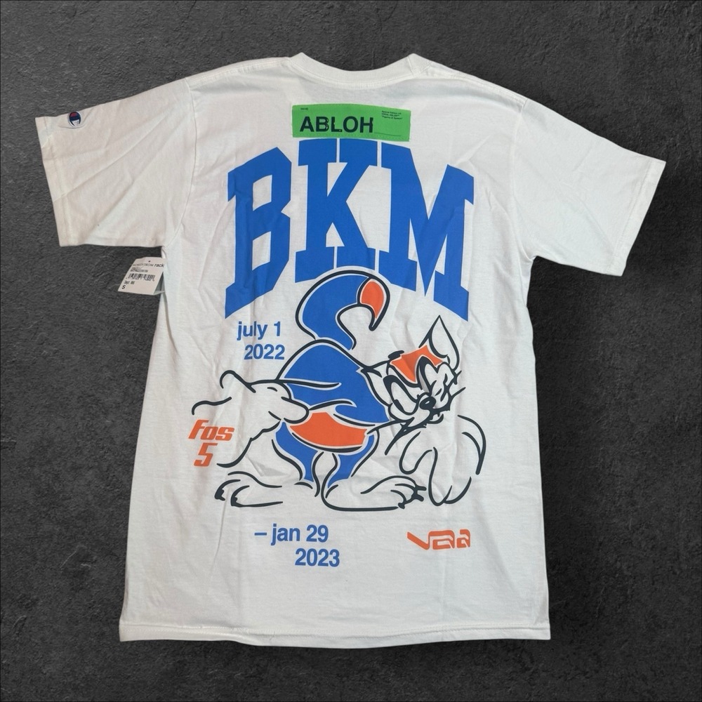 Champion x Virgil Abloh Figures of Speech Brooklyn Museum 2022 Tee White Men's S